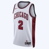 Dres Chicago Bulls Lonzo Ball 2 Nike 2022-23 City Edition Bijela Swingman